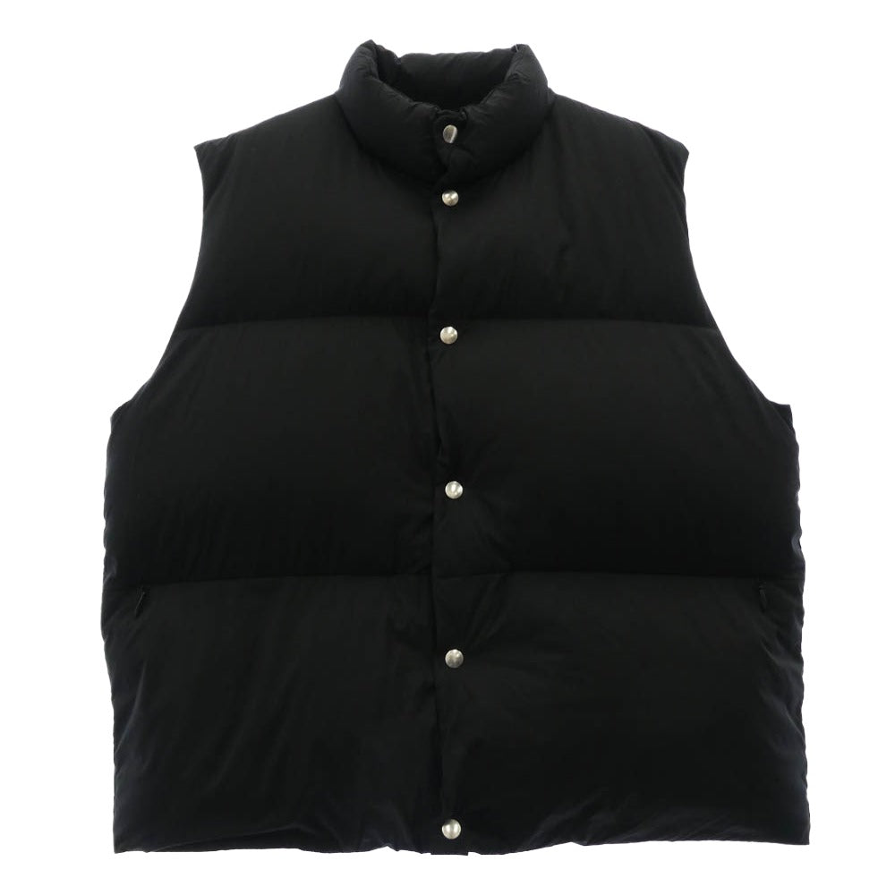 marka マーカ 24AW M24C19BL01A RECYCLE NYLON MINI RIPSTOP DOWN VEST リサイクルナイロンミニリップ ダウンベスト ブラック系 2【極上美品】【中古】