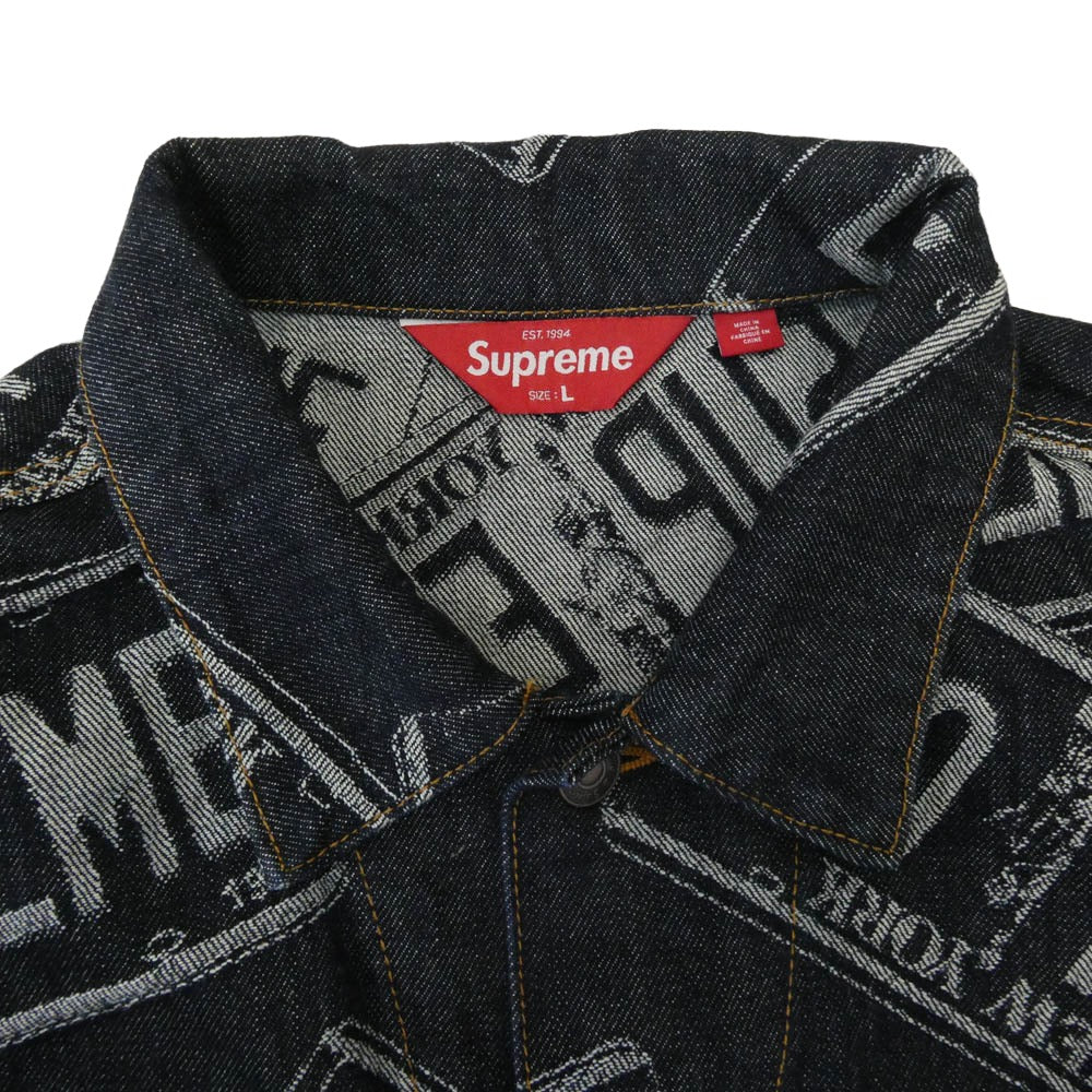 Supreme シュプリーム 26SS Denim Trucker Jacket License Plate