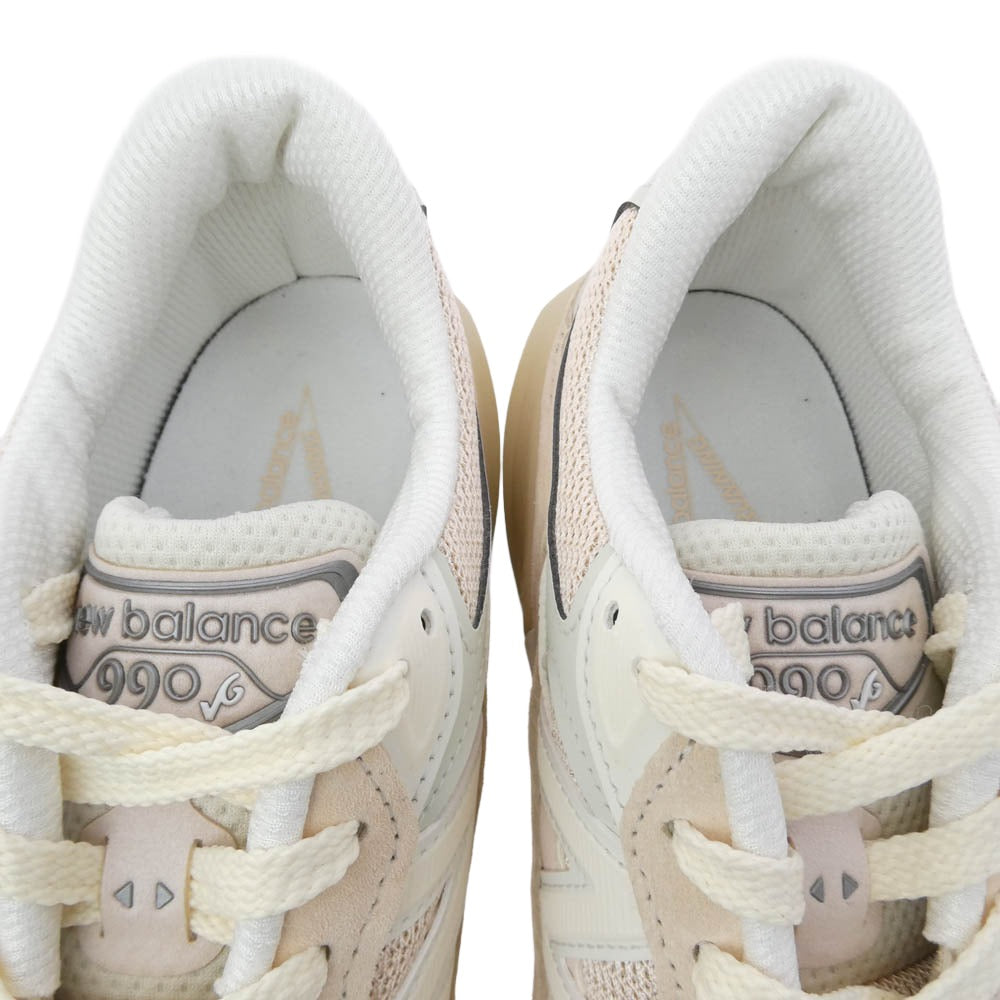 NEW BALANCE ニューバランス U990VR6 990V6 Vintage Rose ヴィンテージローズ ローカット スニーカー ベージュ系 ピンク系 27cm【新古品】【未使用】【中古】