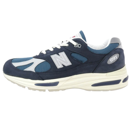 NEW BALANCE ニューバランス U991VN2 991V2 Vintage Sport ヴィンテージスポーツ ローカット スニーカー ブルー系 ホワイト系 27cm【新古品】【未使用】【中古】