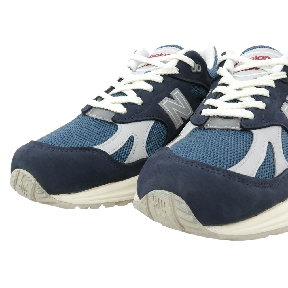 NEW BALANCE ニューバランス U991VN2 991V2 Vintage Sport ヴィンテージスポーツ ローカット スニーカー ブルー系 ホワイト系 27cm【新古品】【未使用】【中古】