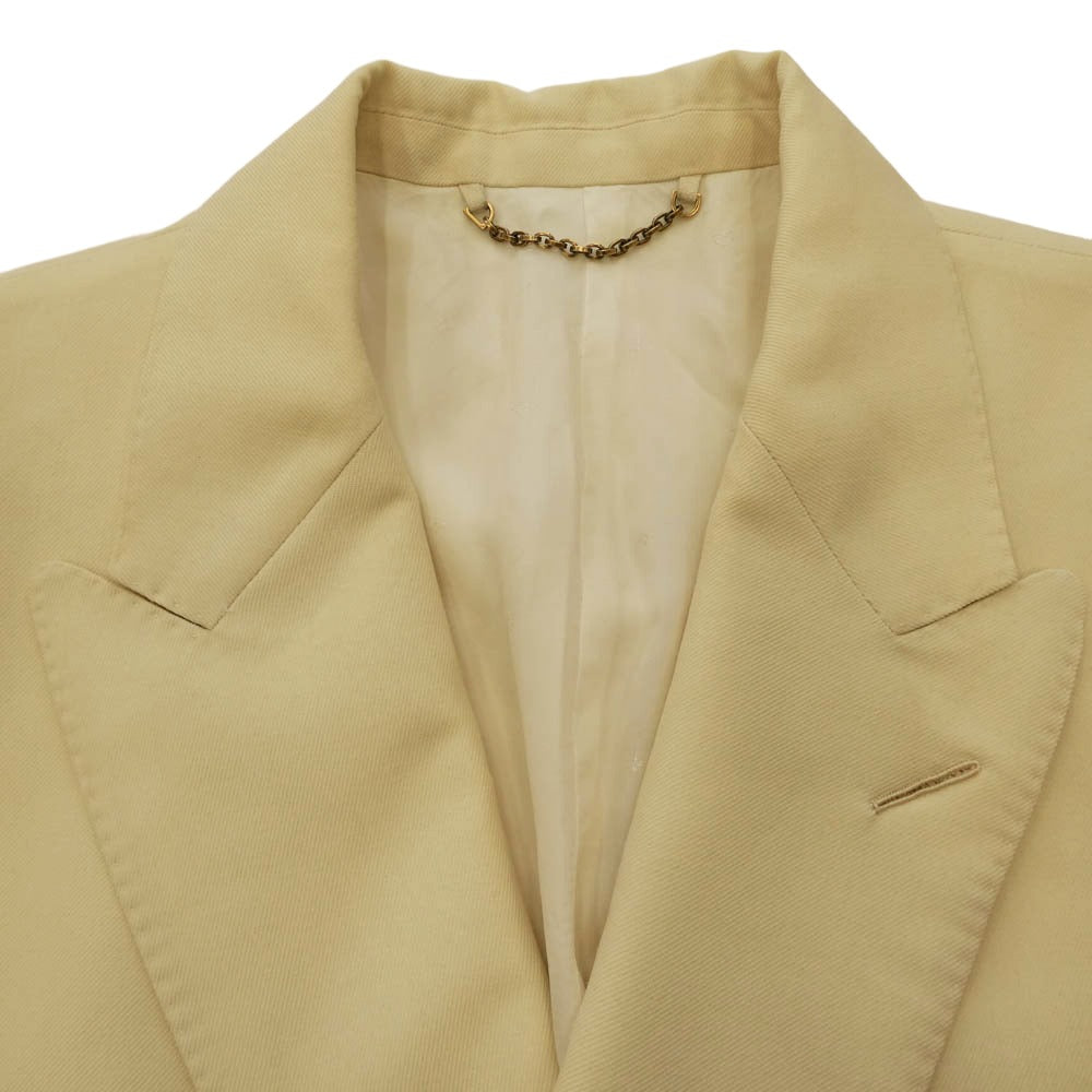 LOUIS VUITTON ルイ・ヴィトン 19SS RM191 JMD HGJ60E ヴァージル期 イタリア製 Plain Rainbow ダブルブレスト 2B テーラードジャケット アイボリー系 44【美品】【中古】