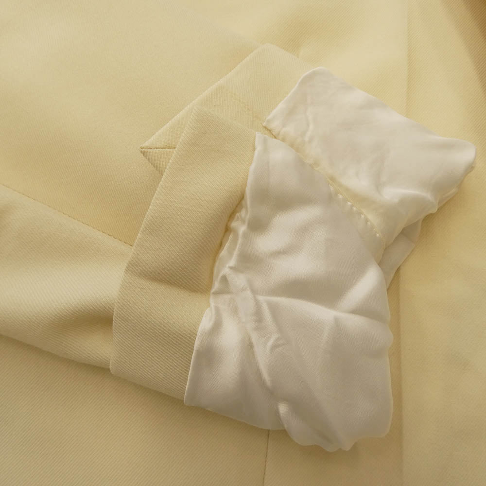 LOUIS VUITTON ルイ・ヴィトン 19SS RM191 JMD HGJ60E ヴァージル期 イタリア製 Plain Rainbow ダブルブレスト 2B テーラードジャケット アイボリー系 44【美品】【中古】