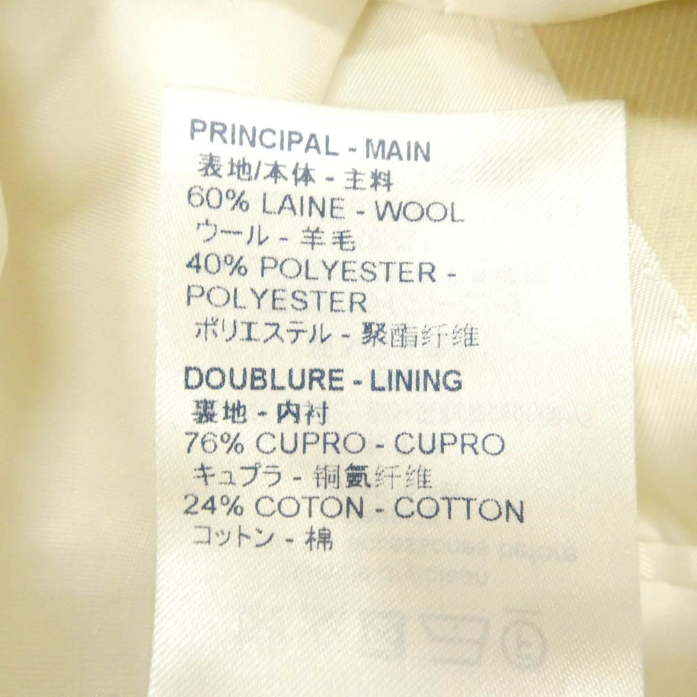 LOUIS VUITTON ルイ・ヴィトン 19SS RM191 JMD HGJ60E ヴァージル期 イタリア製 Plain Rainbow ダブルブレスト 2B テーラードジャケット アイボリー系 44【美品】【中古】
