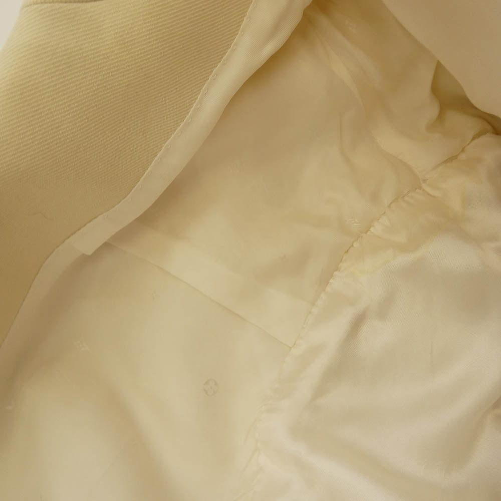 LOUIS VUITTON ルイ・ヴィトン 19SS RM191 JMD HGJ60E ヴァージル期 イタリア製 Plain Rainbow ダブルブレスト 2B テーラードジャケット アイボリー系 44【美品】【中古】