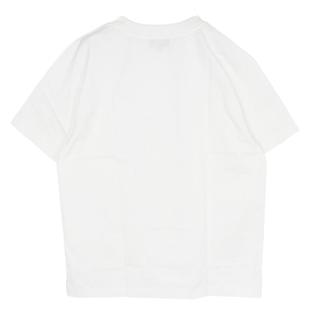 A.P.C. アーペーセー 25222-1-90301 PACK パック スタンダードジャージ ロゴ刺繍 クルーネック 半袖 Tシャツ ホワイト系 XL【中古】