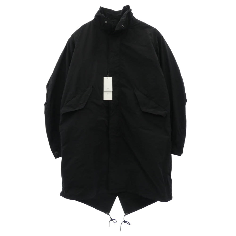 ATON エイトン CMAGGW6983 AIR WEATHER FISHTAIL COAT エアーウェザー フィッシュテール モッズコート ブラック系 04【極上美品】【中古】