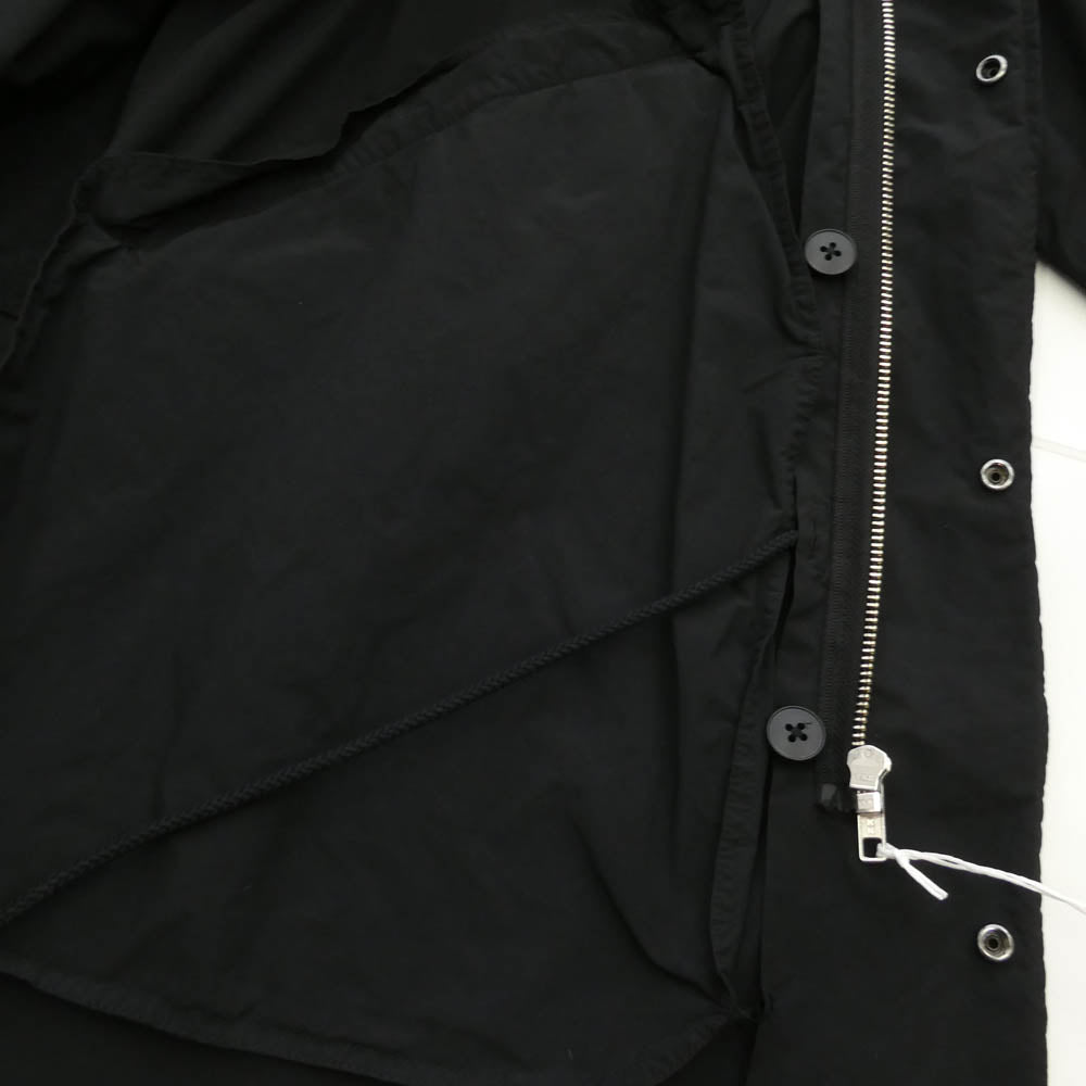 ATON エイトン CMAGGW6983 AIR WEATHER FISHTAIL COAT エアーウェザー フィッシュテール モッズコート ブラック系 04【極上美品】【中古】