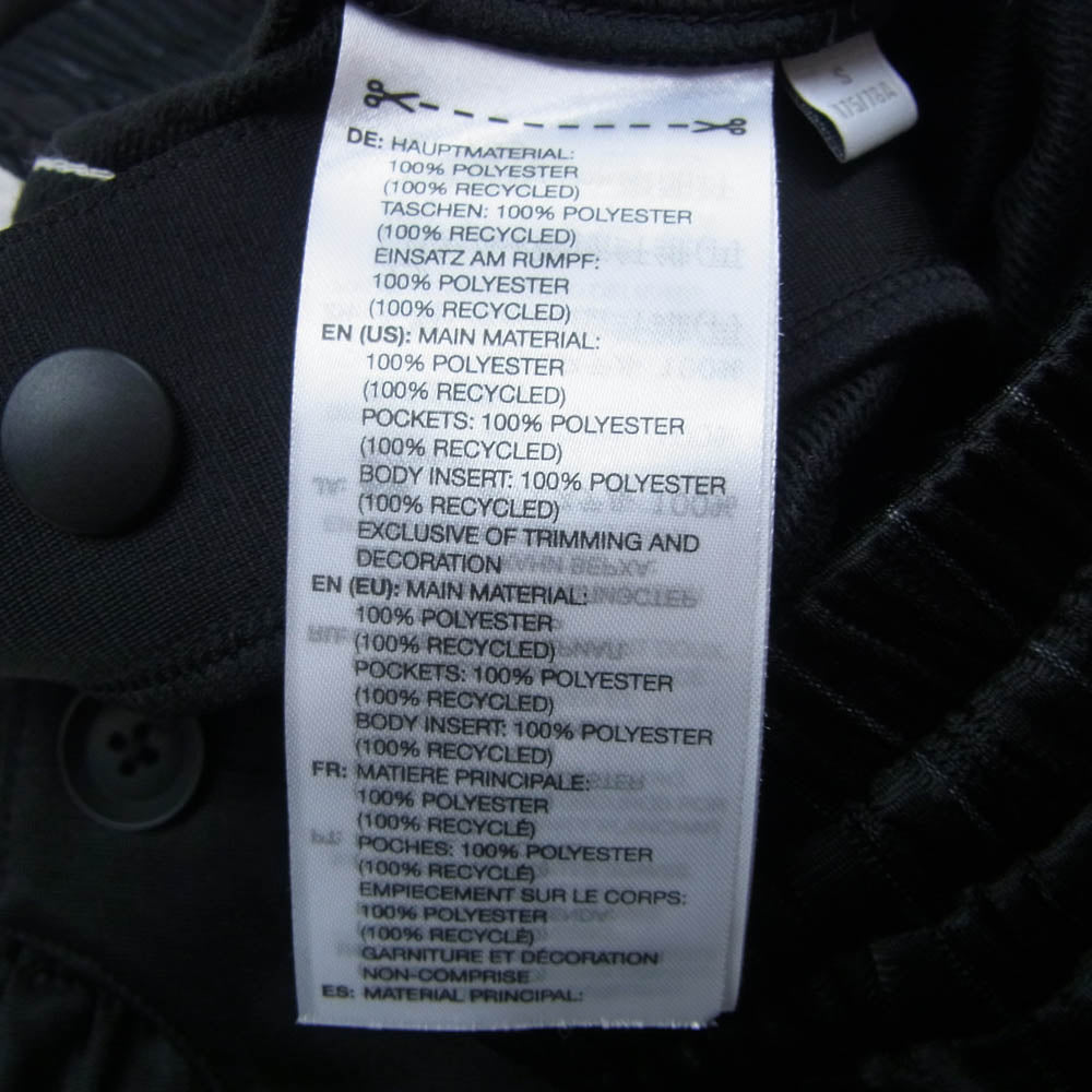 Y-3 Yohji Yamamoto ワイスリー ヨウジヤマモト KQ9716 BASKETBALL TRACK PANTS ストライプ 裾ロゴパッチ バスケットボール トラックパンツ ブラック系 S【極上美品】【中古】