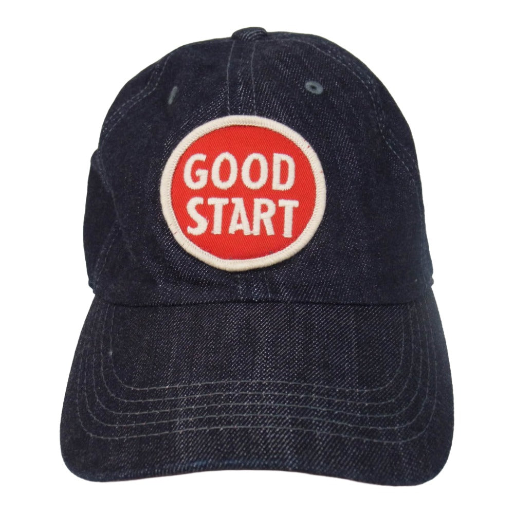 UES ウエス GOOS START wear well インディゴ キャップ インディゴブルー系【中古】