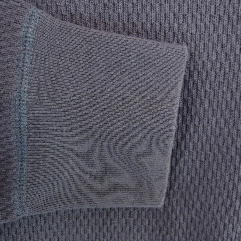 The REAL McCOY'S ザリアルマッコイズ ALL COTTON ヘビーウェイト サーマル ワッフル カットソー グレー系 40【中古】