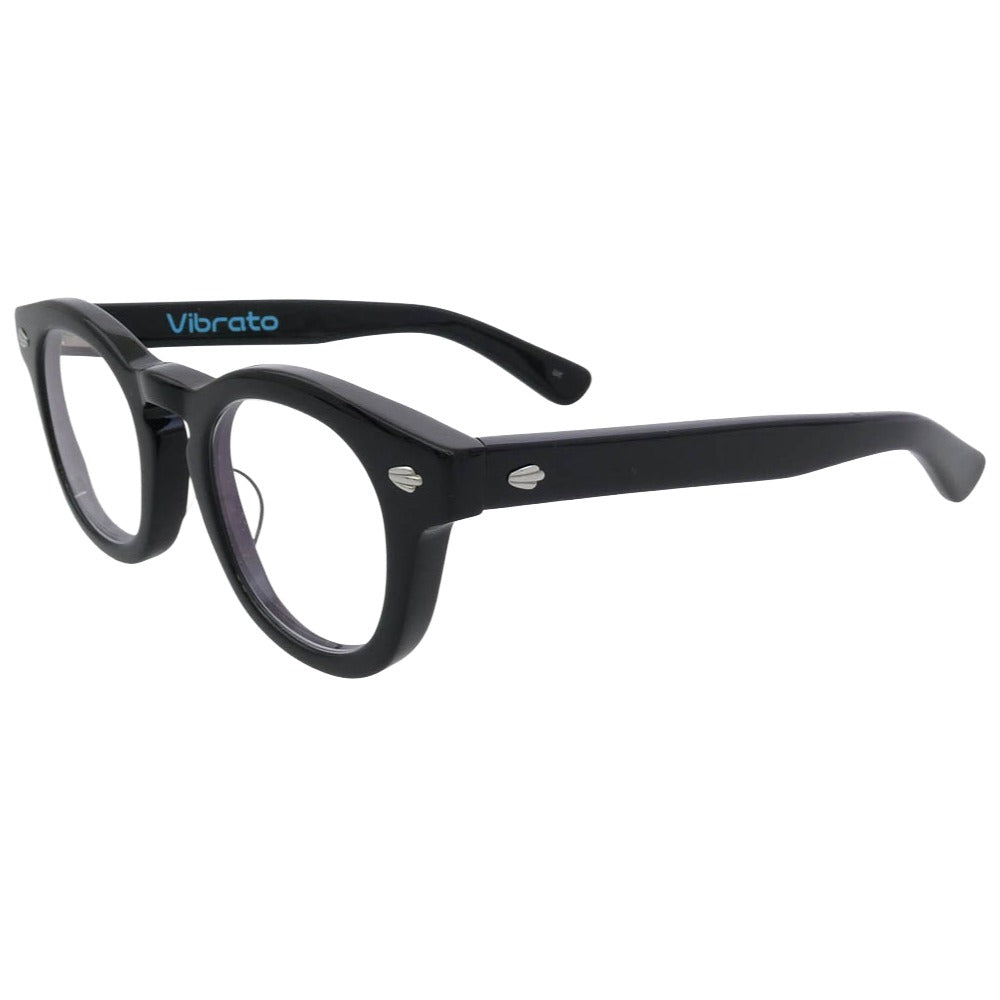 EFFECTOR エフェクター VIBRAT ビブラート アイウェア 眼鏡 メガネ 度入り ブラック系【中古】