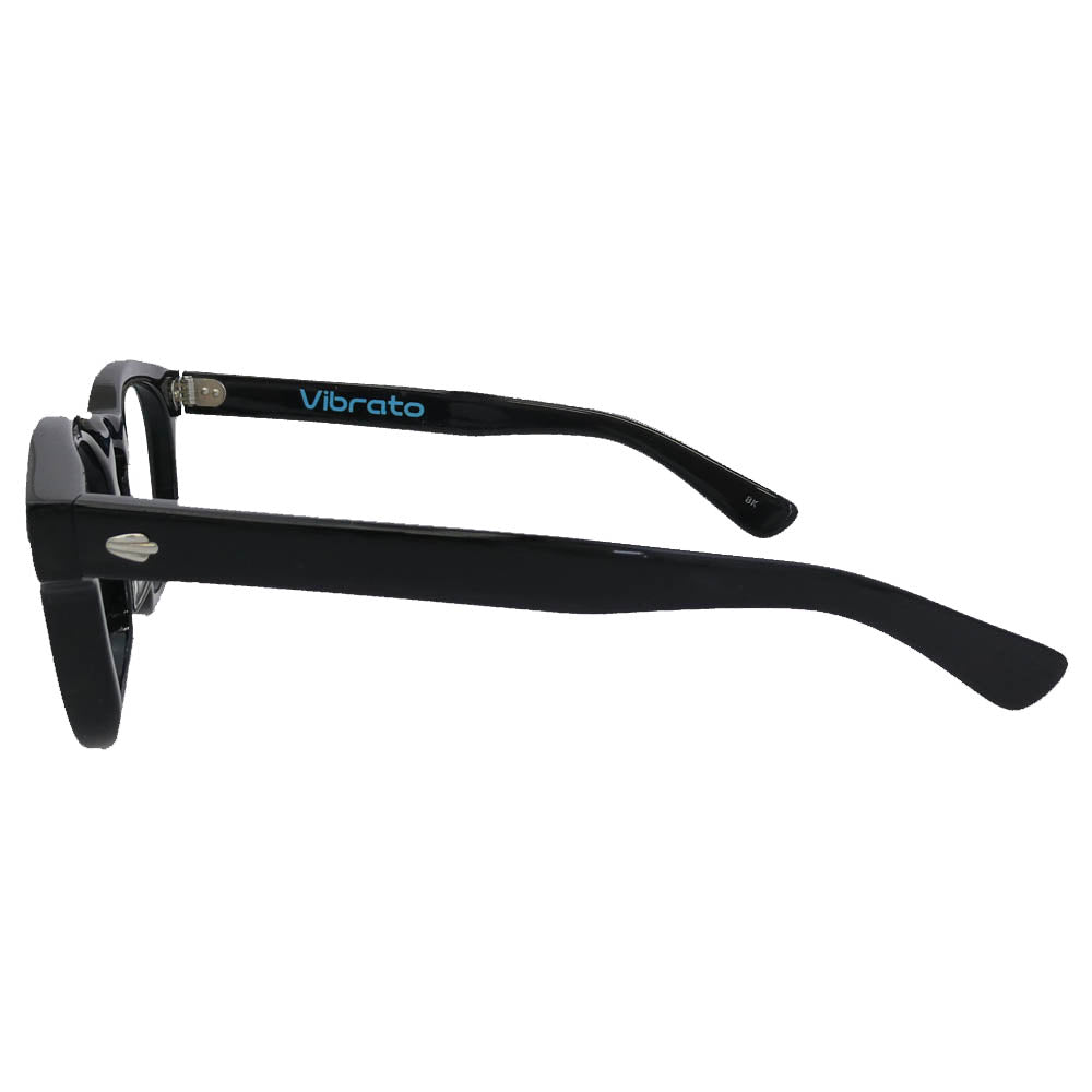 EFFECTOR エフェクター VIBRAT ビブラート アイウェア 眼鏡 メガネ 度入り ブラック系【中古】