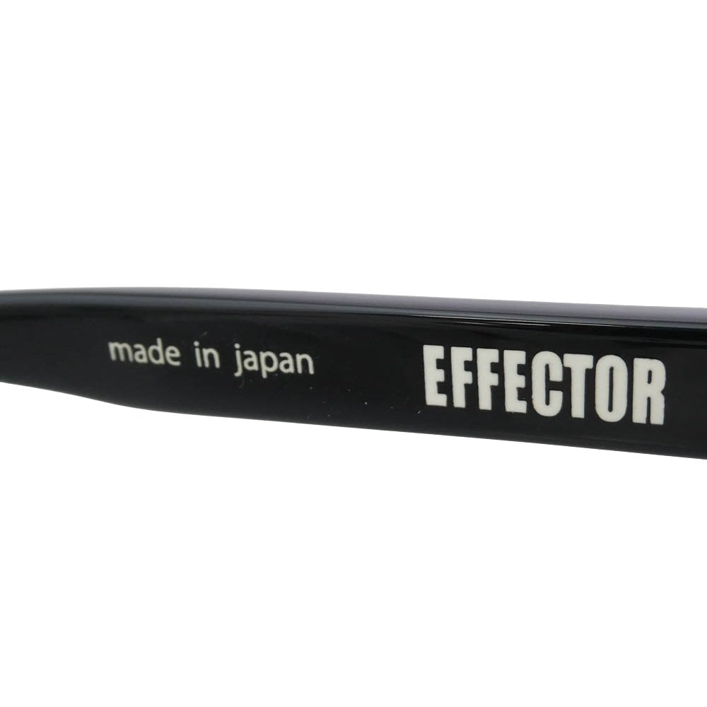 EFFECTOR エフェクター VIBRAT ビブラート アイウェア 眼鏡 メガネ 度入り ブラック系【中古】