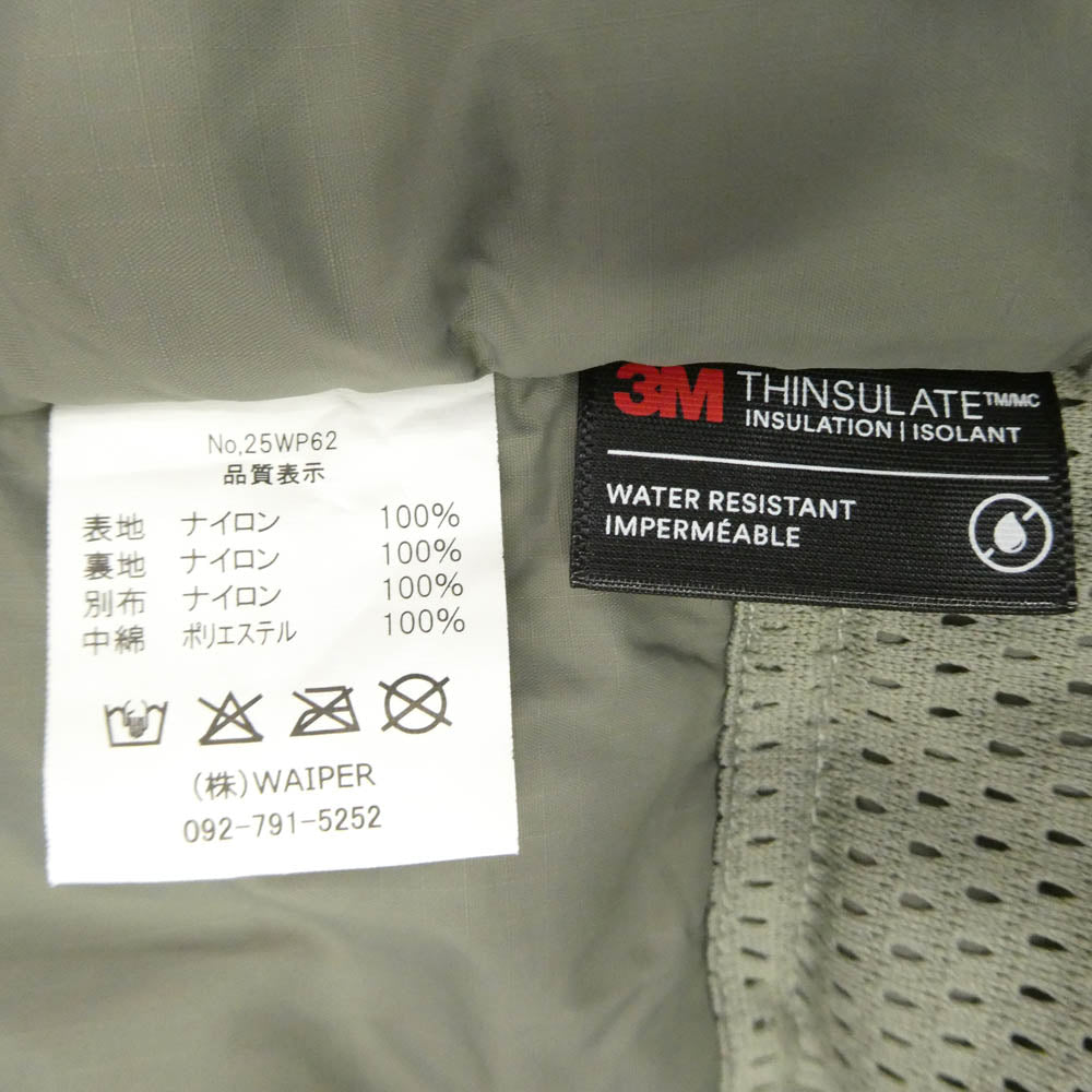 WAIPER ワイパー 21WP62 8415-01-538-6289 ECWCS GenⅢ THINSULATE Level7 FOLIAGE エクワックス レベル7 中綿 ジャケット グレー系 M【中古】