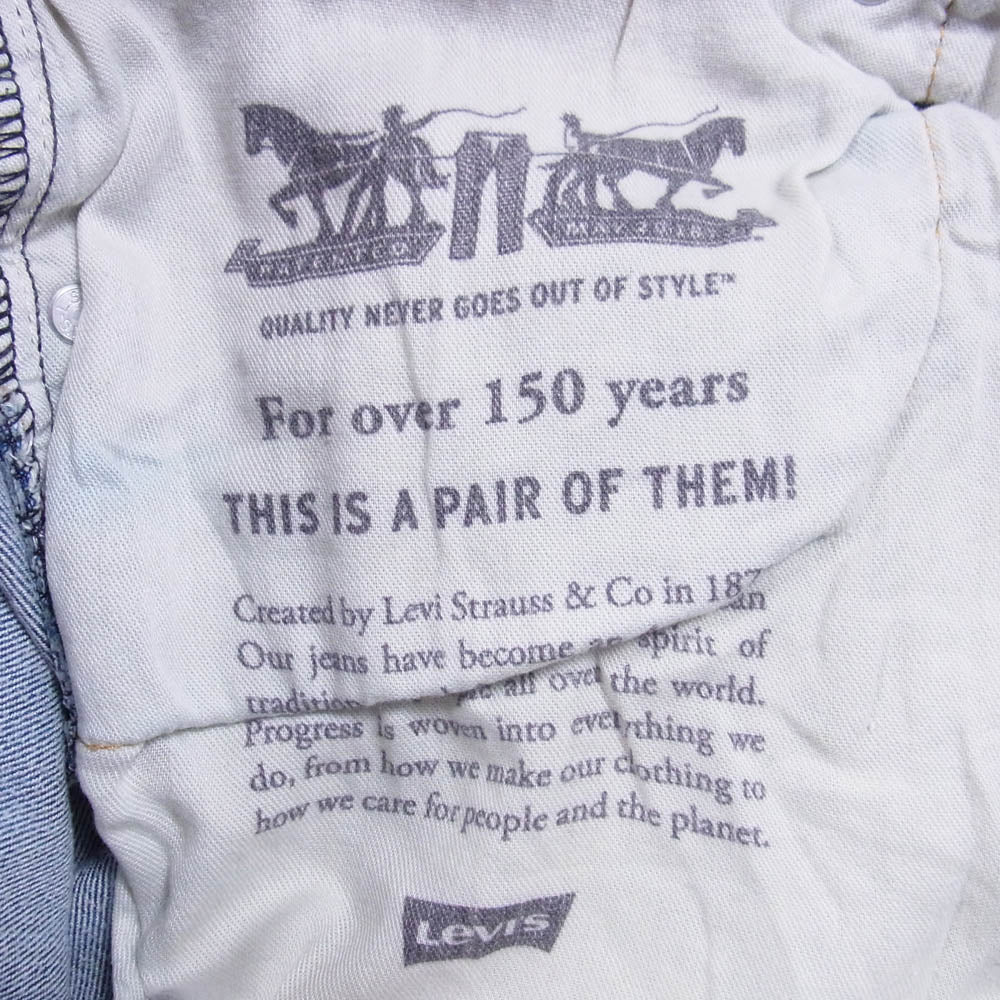 Levi's リーバイス 502 ボタン裏4309 ジーンズ デニムパンツ ブルー系 W36L32【中古】