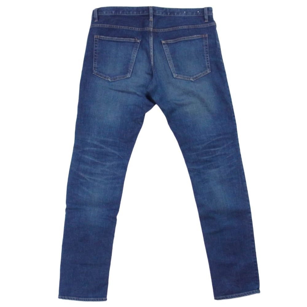 MINEDENIM マインデニム 2011-1002-86-352 S.Slim ボタンフライ ダメージ加工 ジーンズ デニムパンツ インディゴブルー系 12【中古】
