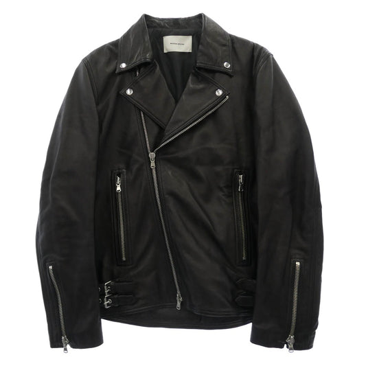 メゾンスペシャル 11241211503 Dress-Fit Sheep Leather Double Rider Jacket ドレスフィット シープレザー ダブルライダース ジャケット ブラック系 2【中古】
