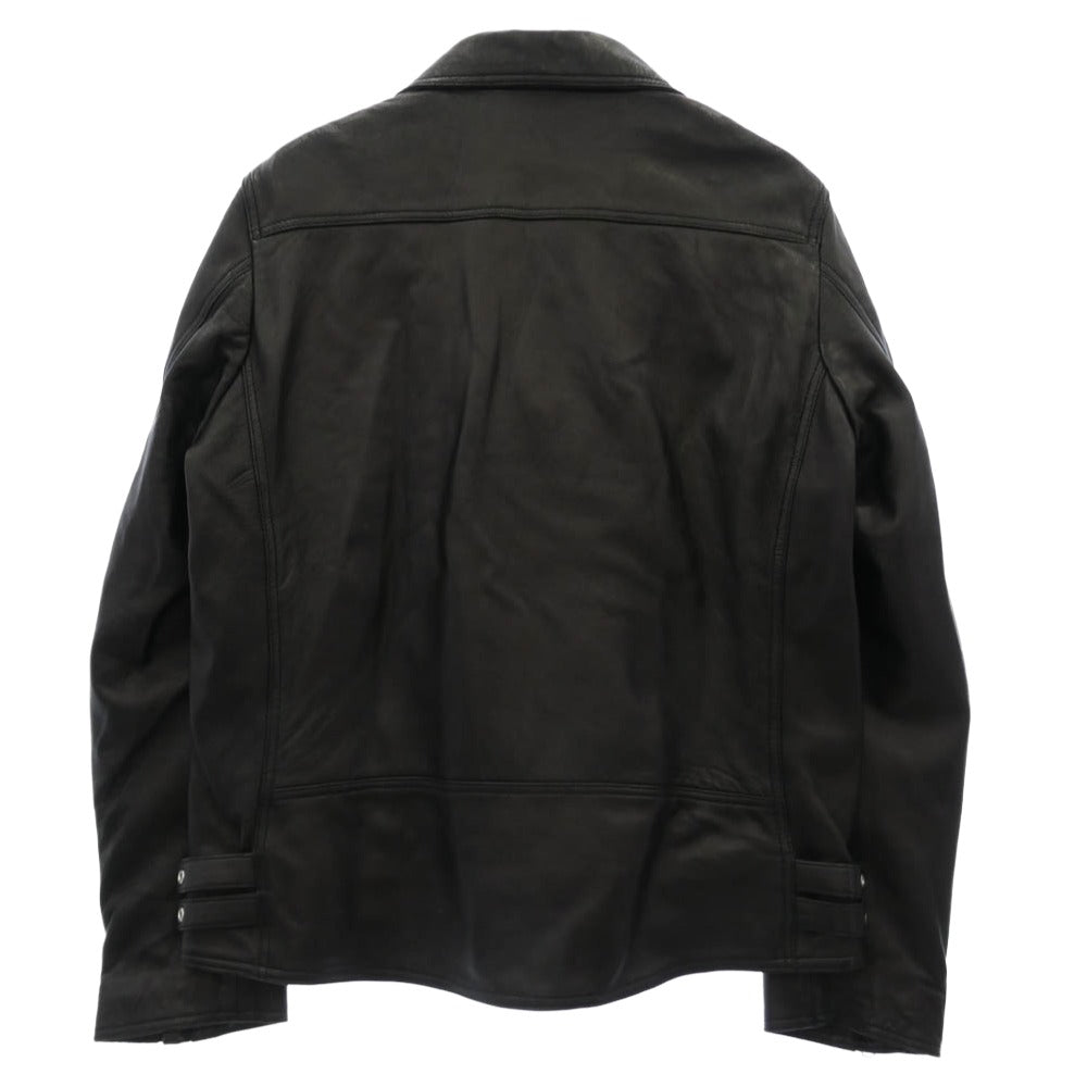 メゾンスペシャル 11241211503 Dress-Fit Sheep Leather Double Rider Jacket ドレスフィット シープレザー ダブルライダース ジャケット ブラック系 2【中古】