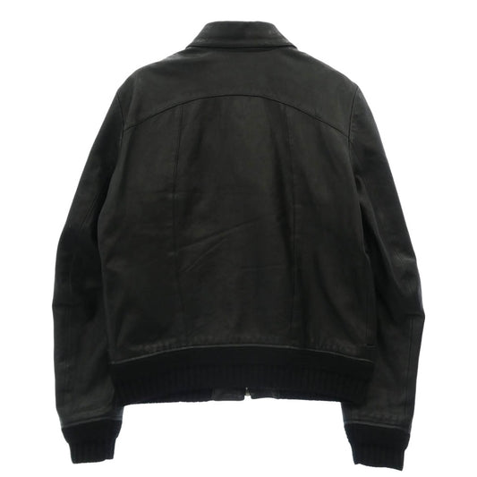 SAINT LAURENT サンローラン 18SS CX62 497577 YC2IF スタッズカラー ラムレザー シングル ライダースジャケット ブラック系 50【中古】