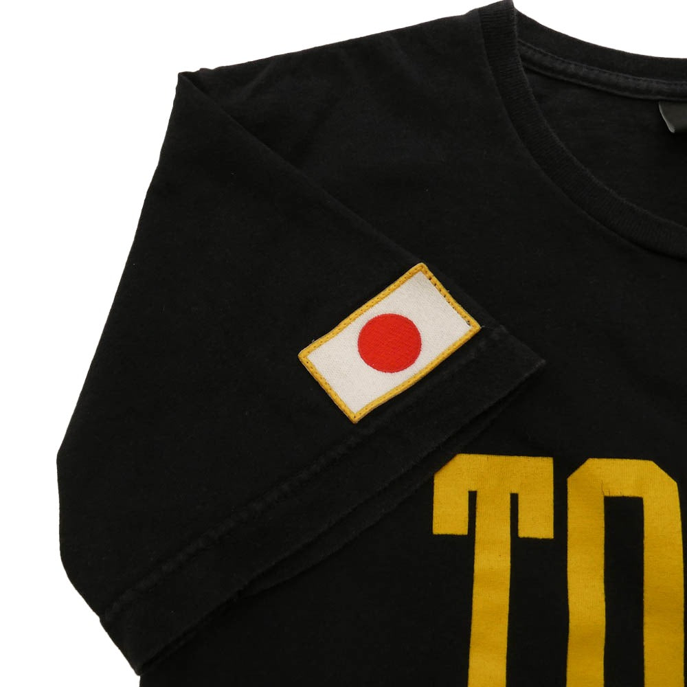 STUSSY ステューシー TOKYO 東京限定 プリント クルーネック 半袖 Tシャツ ブラック系 M【中古】