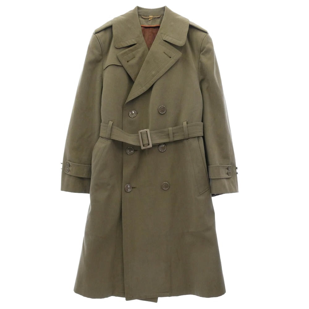 米軍 50s 米軍実物 M-1950 ウール オーバーコート カーキ系 40【中古】