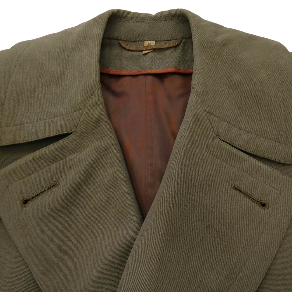 米軍 50s 米軍実物 M-1950 ウール オーバーコート カーキ系 40【中古】