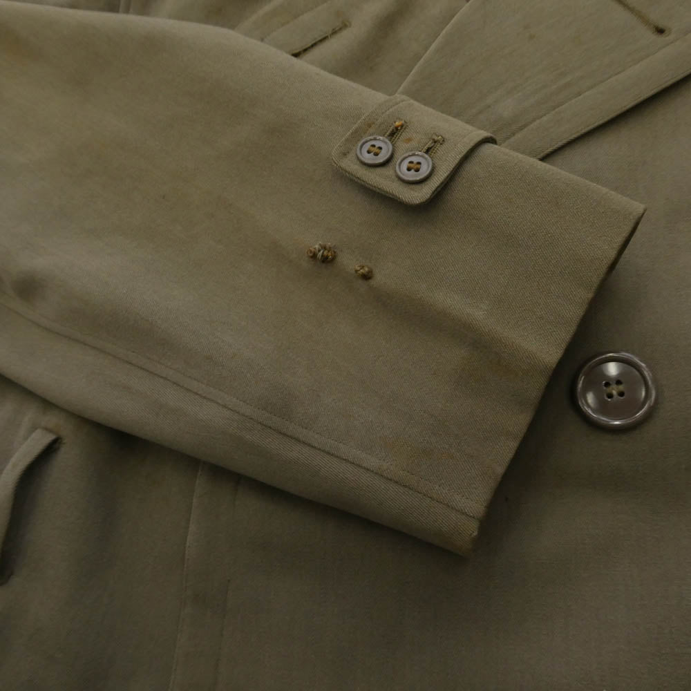 米軍 50s 米軍実物 M-1950 ウール オーバーコート カーキ系 40【中古】