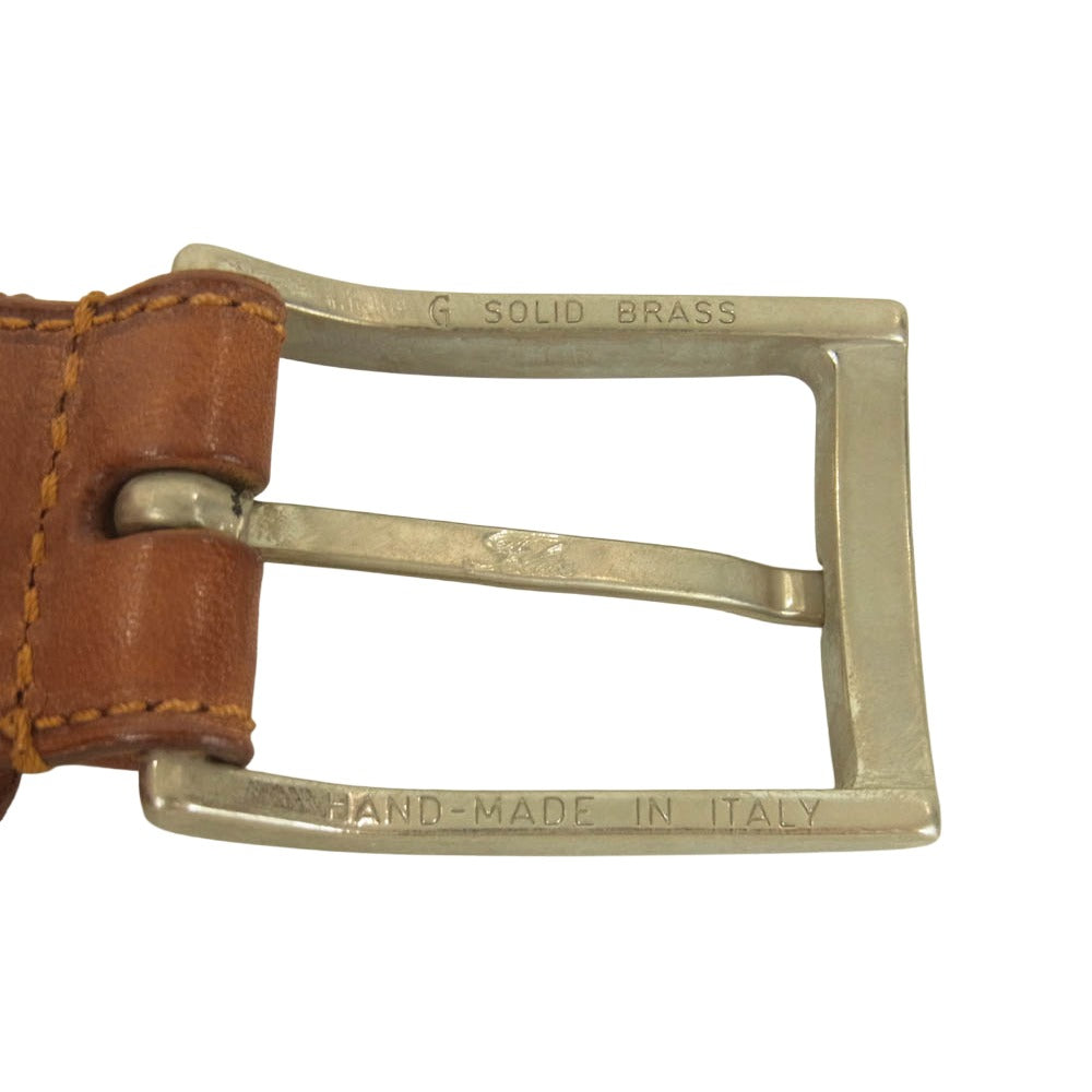 Felisi フェリージ 69916 LEATHER BELT レザー ベルト ブラウン系 42-75【中古】