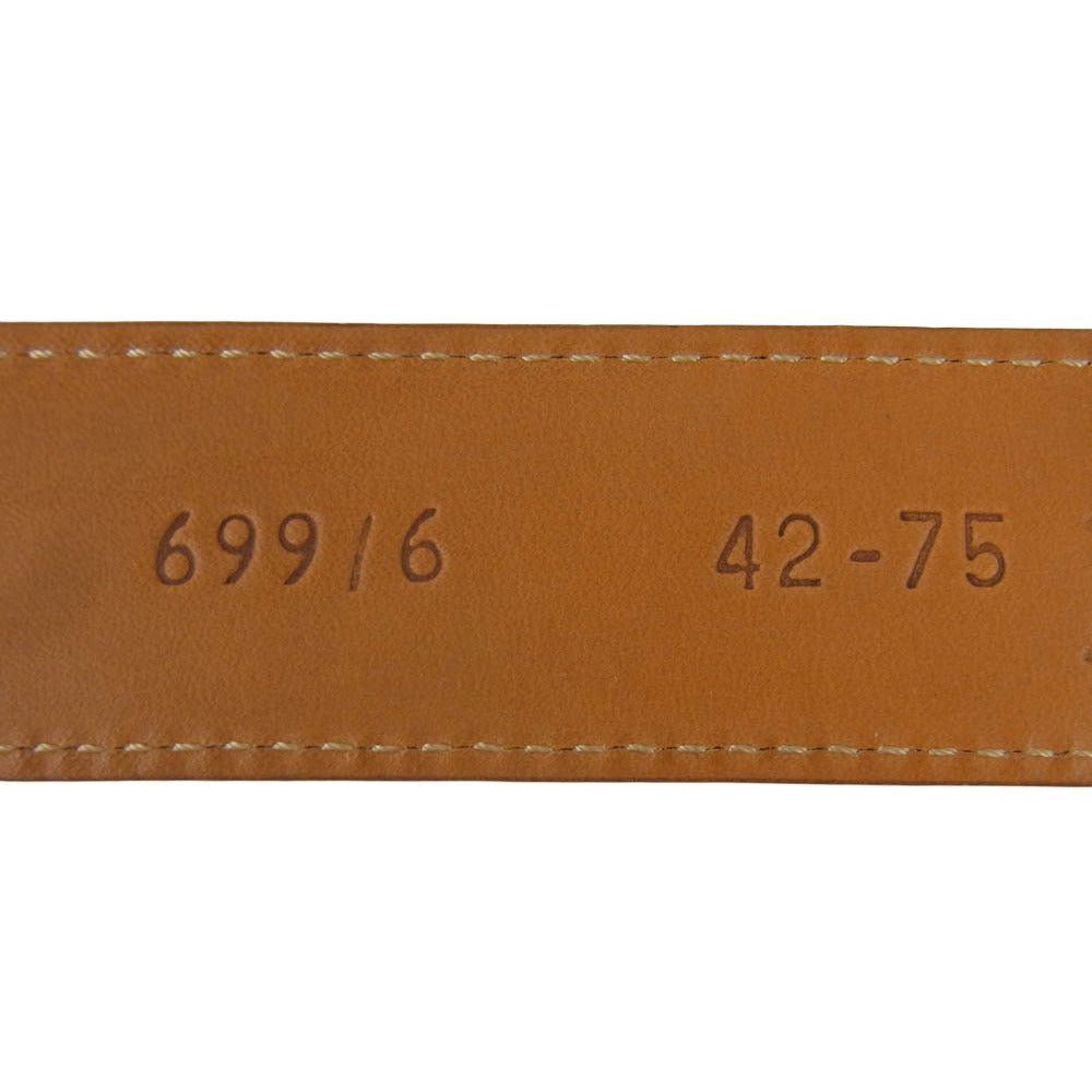 Felisi フェリージ 69916 LEATHER BELT レザー ベルト ブラウン系 42-75【中古】