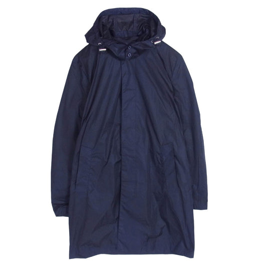 Mackintosh マッキントッシュ フード付き ナイロン レイン コート ネイビー系 36【中古】