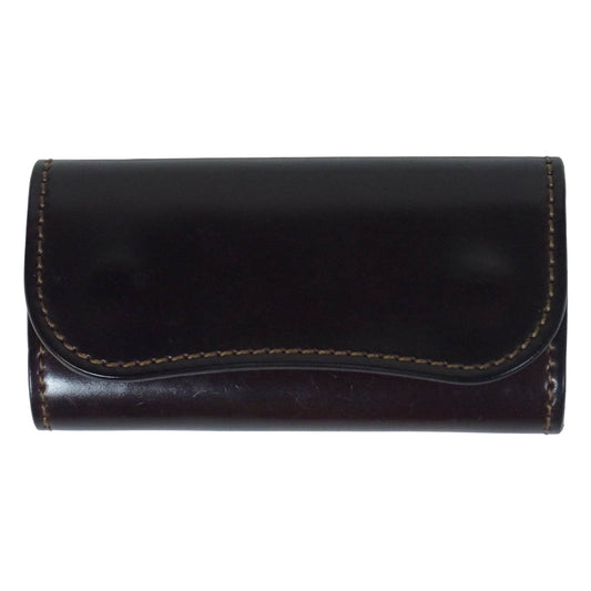 WILDSWANS ワイルドスワンズ タイガースブラザース別注 ホーウィンコードバン×Eサドルレザー CLIPPER2 クリッパー2 キーケース ダークブラウン系【中古】