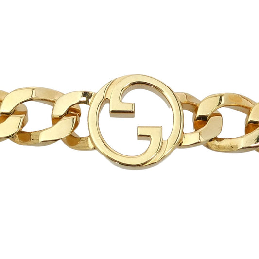 GUCCI グッチ 774555 I4600 BLONDIE CHAIN NECKLACE インターロッキング G チェーン ネックレス ゴールド系【中古】