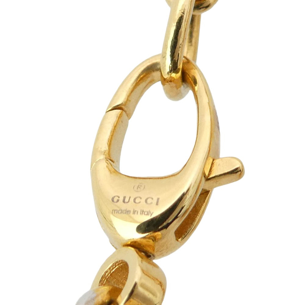 GUCCI グッチ 774555 I4600 BLONDIE CHAIN NECKLACE インターロッキング G チェーン ネックレス ゴールド系【中古】