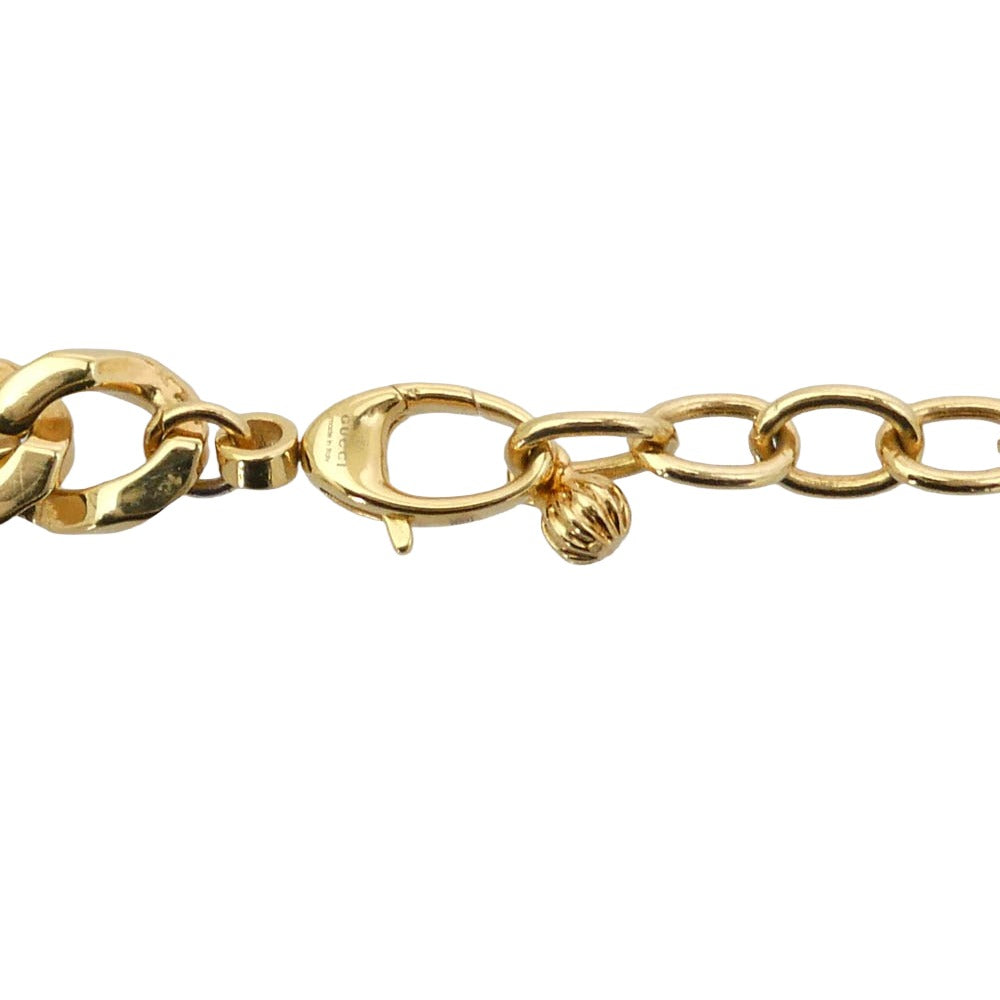 GUCCI グッチ 774555 I4600 BLONDIE CHAIN NECKLACE インターロッキング G チェーン ネックレス ゴールド系【中古】