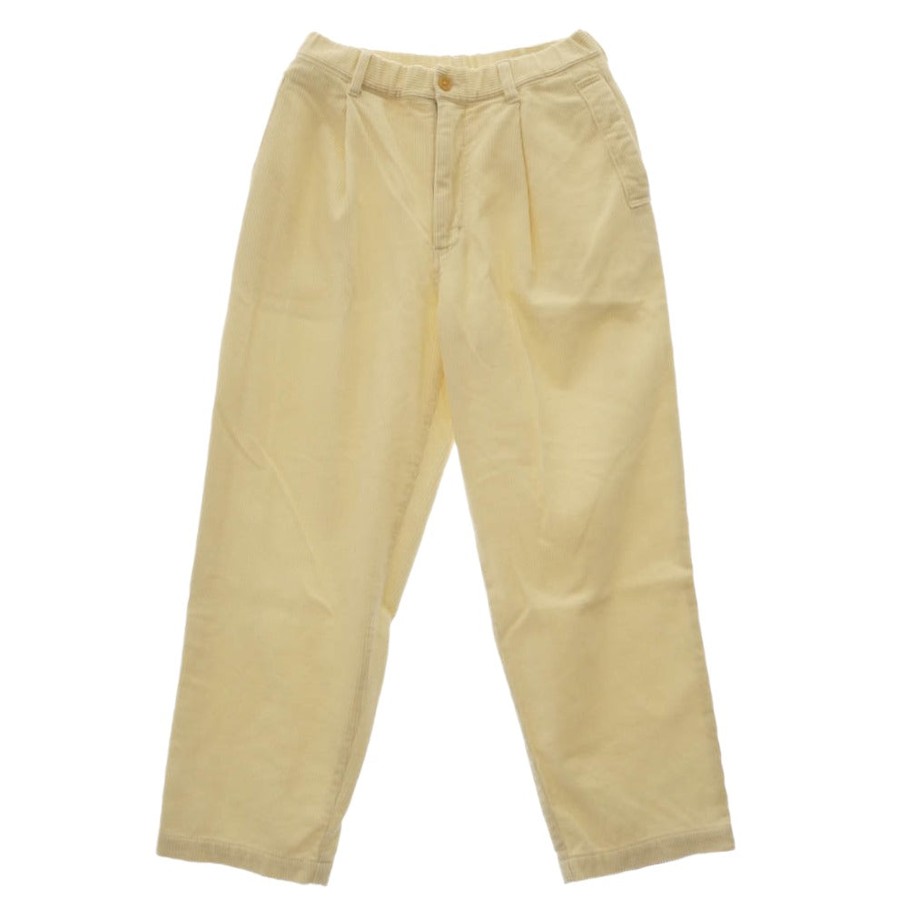 STILL BY HAND スティルバイハンド PT05243 Garment-dye corduroy pants ガーメントダイ コーデュロイ パンツ オフホワイト系 44【中古】