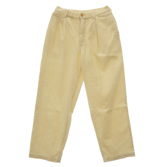 STILL BY HAND スティルバイハンド PT05243 Garment-dye corduroy pants ガーメントダイ コーデュロイ パンツ オフホワイト系 44【中古】