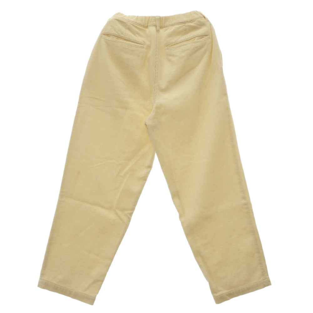 STILL BY HAND スティルバイハンド PT05243 Garment-dye corduroy pants ガーメントダイ コーデュロイ パンツ オフホワイト系 44【中古】