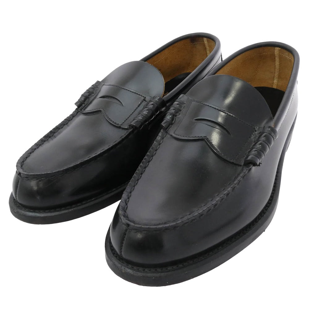 REGAL リーガル 2177 コイン レザー ベニー ローファー ビジネス シューズ ブラック系 M 25【中古】