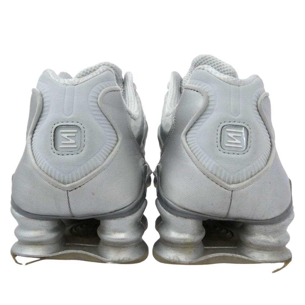 NIKE ナイキ Women's Shox TL Pure Platinum and Metallic Silver ウィメンズ ショックス TL ピュアプラチナム アンド メタリックシルバー ローカット スニーカー シルバー系 27cm【中古】