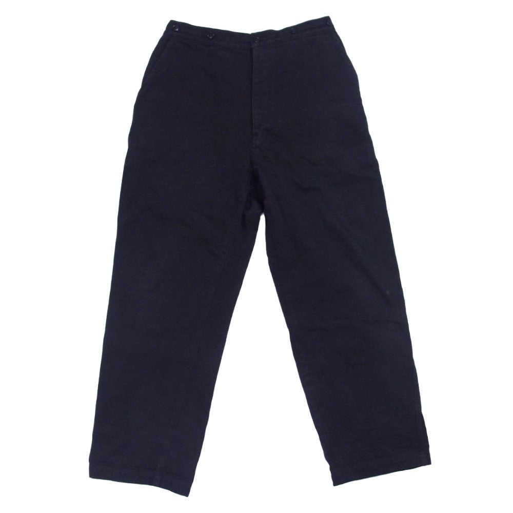 COMOLI コモリ 21AW U03-03012 ブラックデニム オーバーパンツ ブラック系 1【中古】