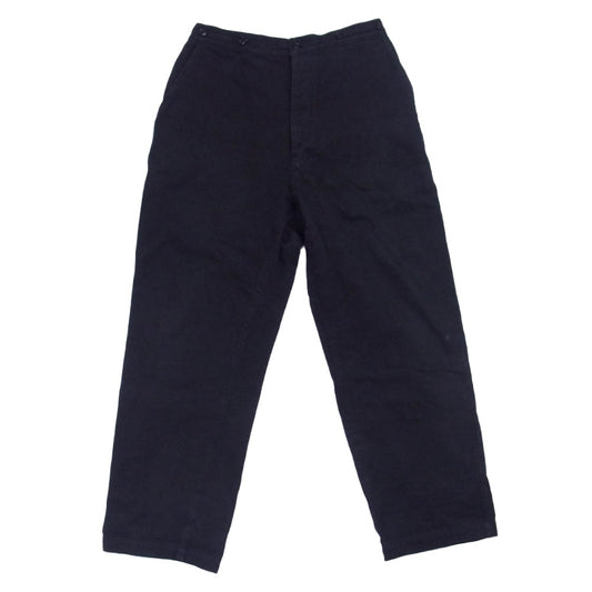 COMOLI コモリ 21AW U03-03012 ブラックデニム オーバーパンツ ブラック系 1【中古】