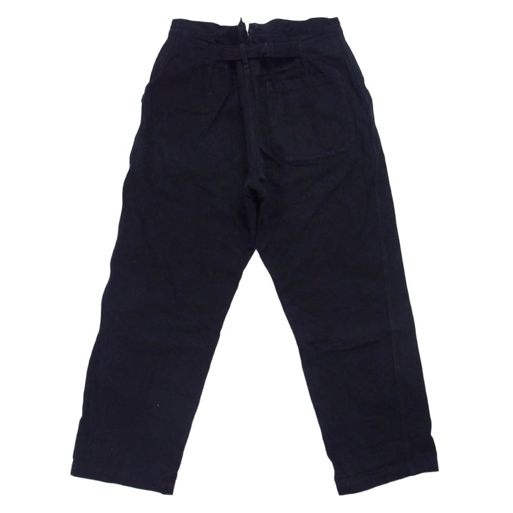 COMOLI コモリ 21AW U03-03012 ブラックデニム オーバーパンツ ブラック系 1【中古】