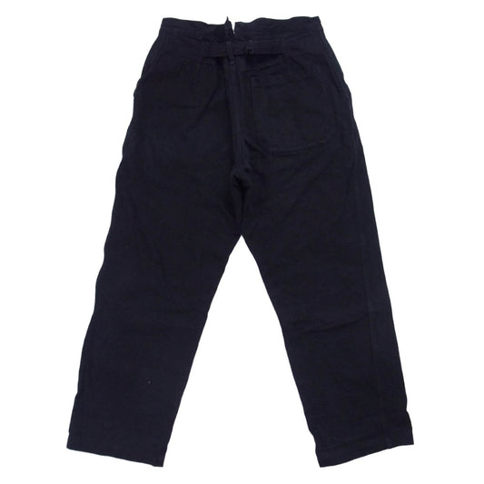 COMOLI コモリ 21AW U03-03012 ブラックデニム オーバーパンツ ブラック系 1【中古】