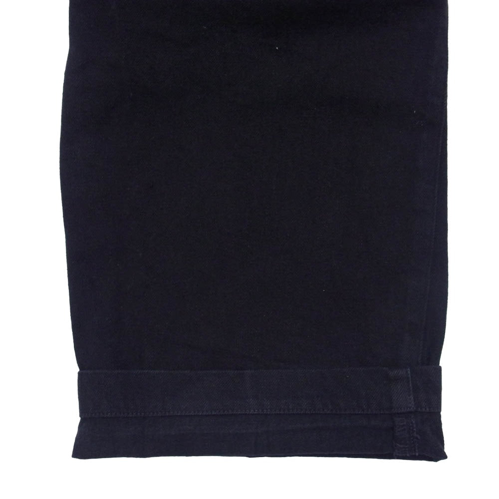 COMOLI コモリ 21AW U03-03012 ブラックデニム オーバーパンツ ブラック系 1【中古】