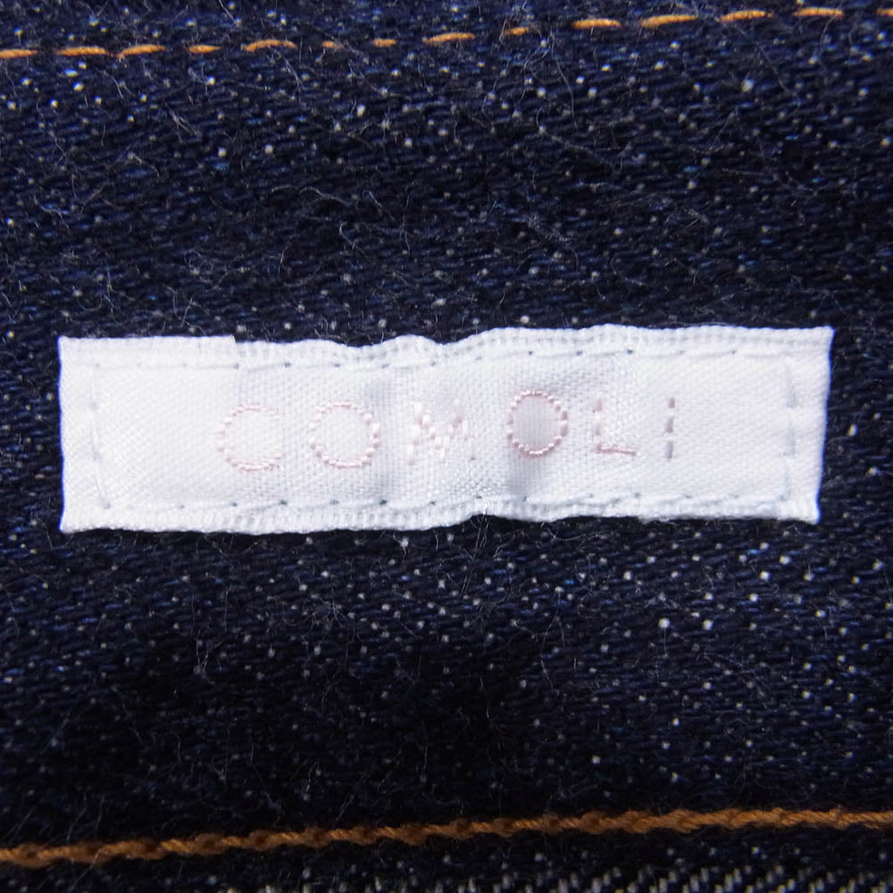 COMOLI コモリ 24SS Z01-03003 5P デニムパンツ インディゴブルー系 1【中古】