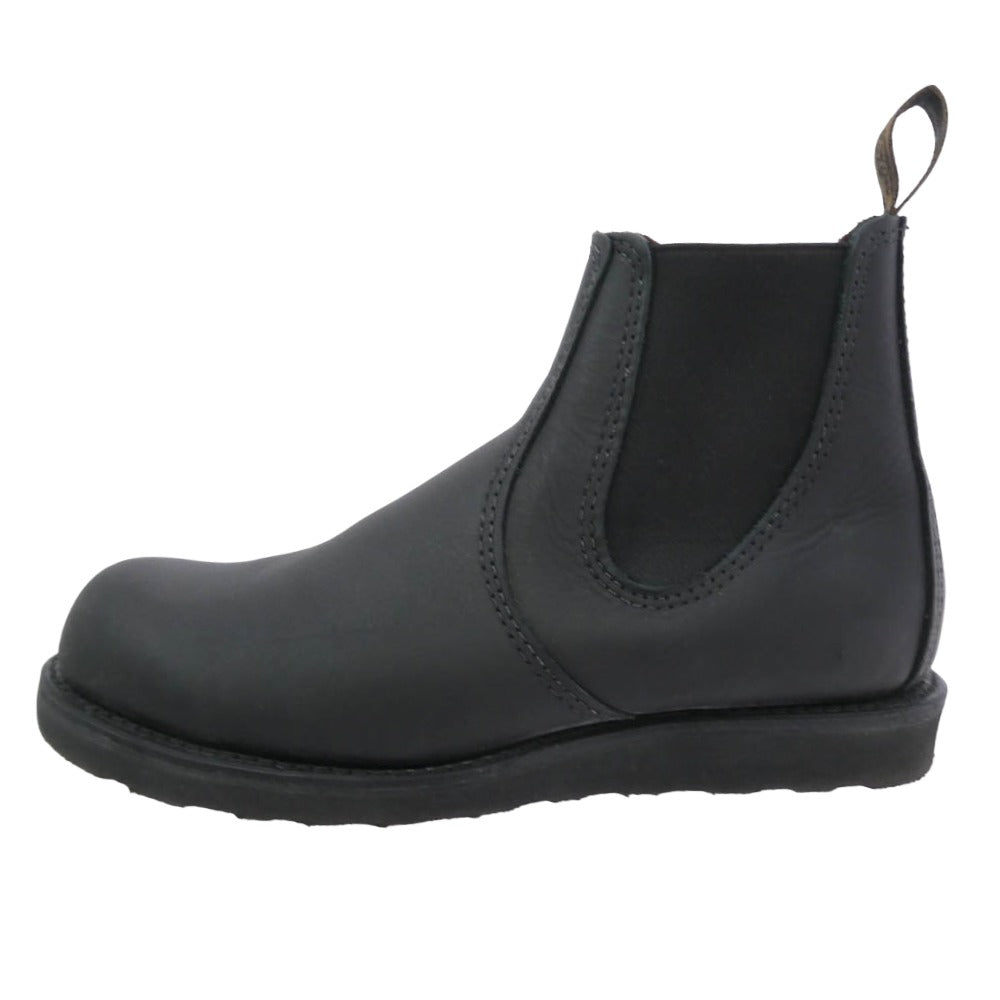 RED WING レッドウィング USA製 3194 Classic Chelsea クラシック チェルシー サイドゴア ブーツ ブラック系 26cm【中古】