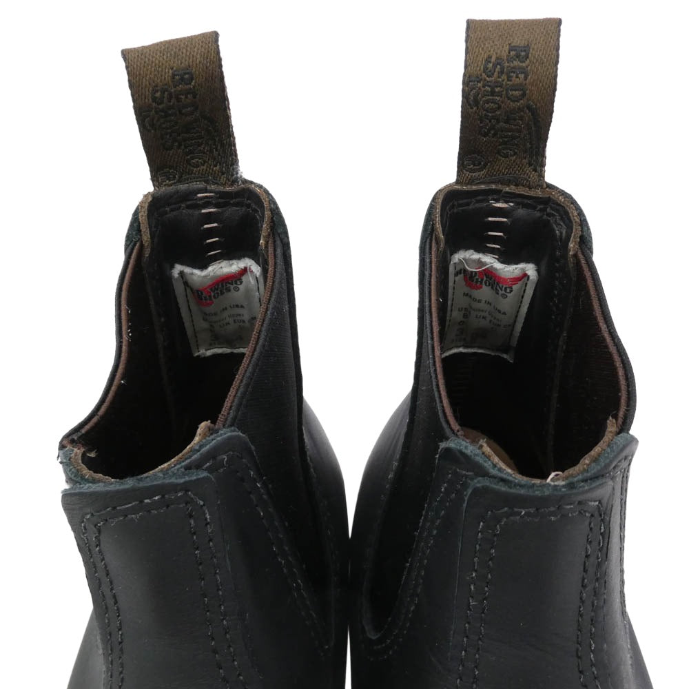 RED WING レッドウィング USA製 3194 Classic Chelsea クラシック チェルシー サイドゴア ブーツ ブラック系 26cm【中古】