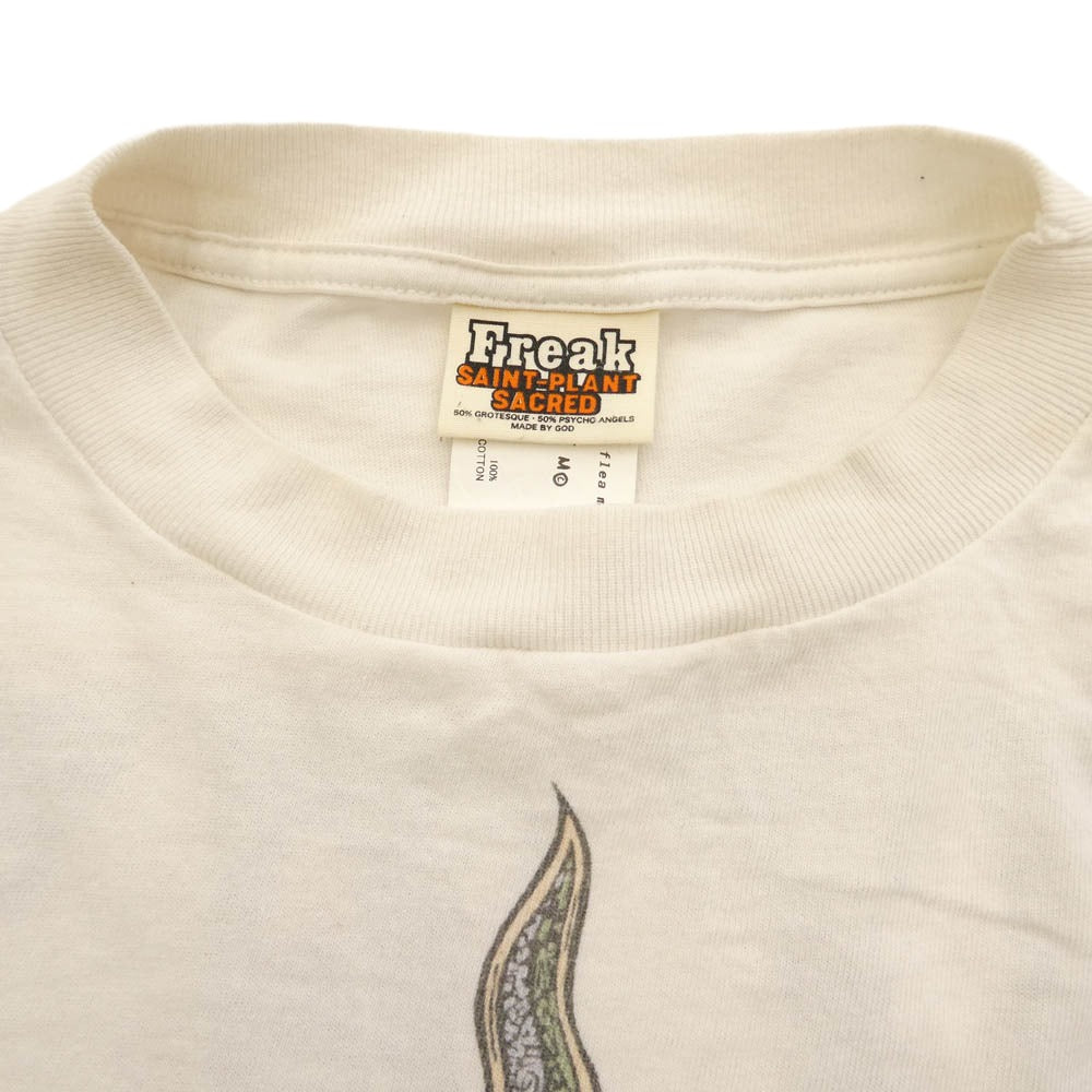 SAINT MICHAEL セントマイケル 24AW SM-YS1-0000-C02 CP_SS TEE SUN CPFM カクタスプラントフリーマーケット サンプリント 半袖 Tシャツ ホワイト系 M【中古】