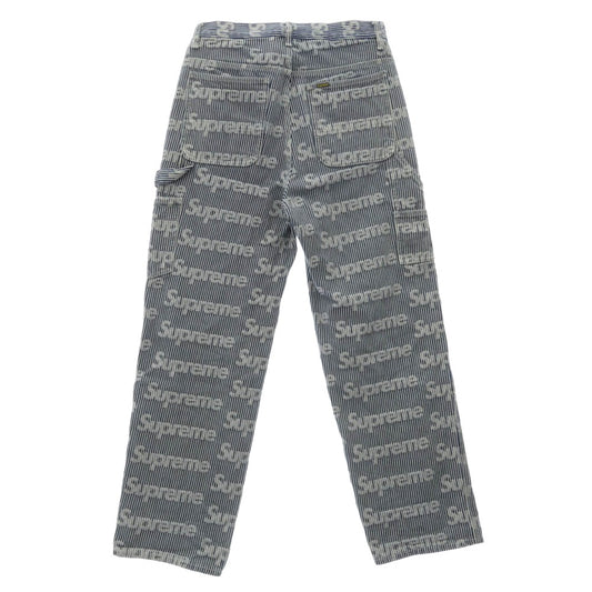 Supreme シュプリーム 24SS Denim Painter Pant Stripe デニム ペインター ストライプ パンツ インディゴブルー系 30【中古】